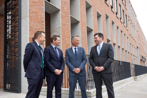 Minister officially opens international law firm Addleshaw Goddard's new office at Fitzwilliam No.28