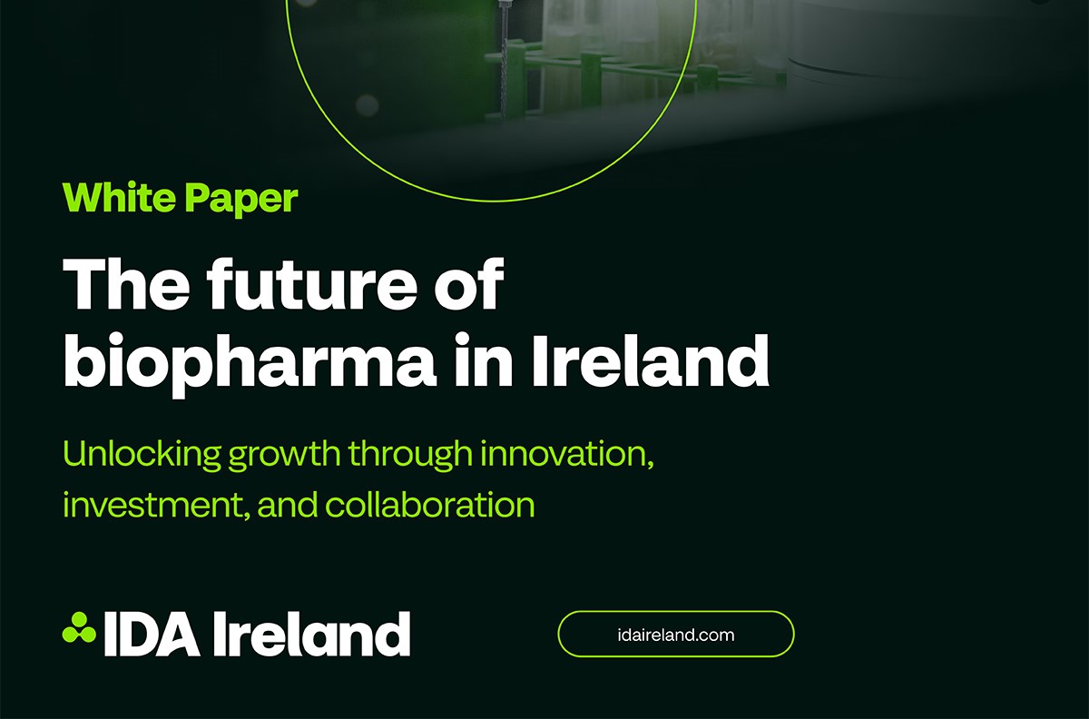 IDA Ireland publishes whitepaper on the future of biopharmaceutical manufacturing in Ireland